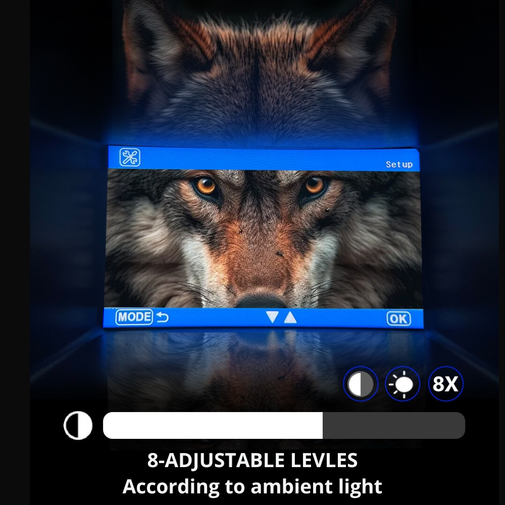 Binoclu Digital Wolf 4K, Profesional de Vanatoare [10]