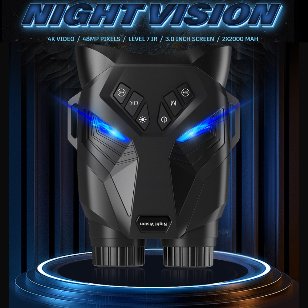 Binoclu Digital Wolf 4K, Profesional de Vanatoare [4]