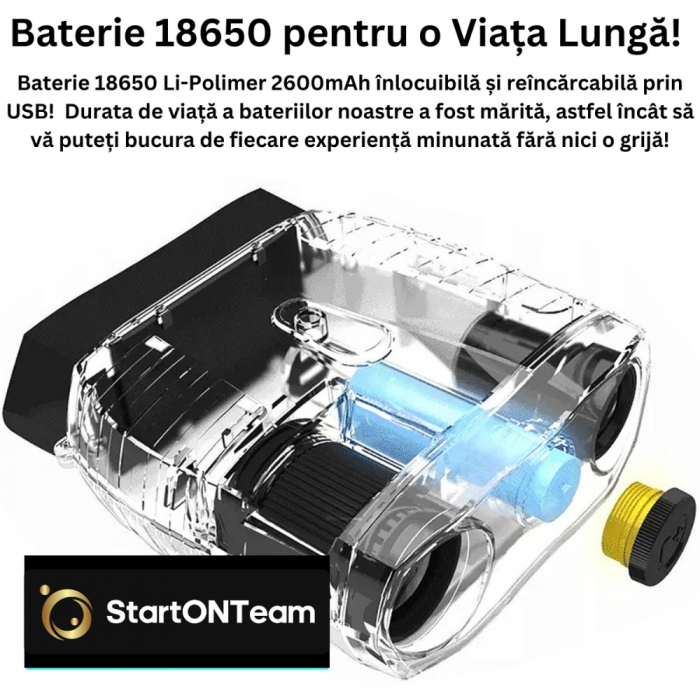 Binoclu Profesional de Vânătoare Digital cu Night Vision, Zoom 8X, Ecran TFT 3” și Tehnologie IR [13]