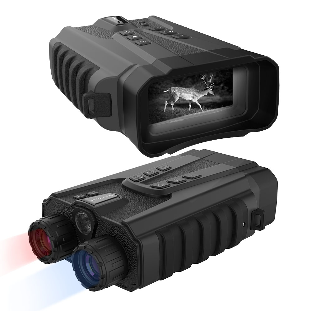 Binoclu Profesional cu Night Vision Digital, Vedere în Noapte până la 300m, Ecran LCD, Verde sau Negru [2]