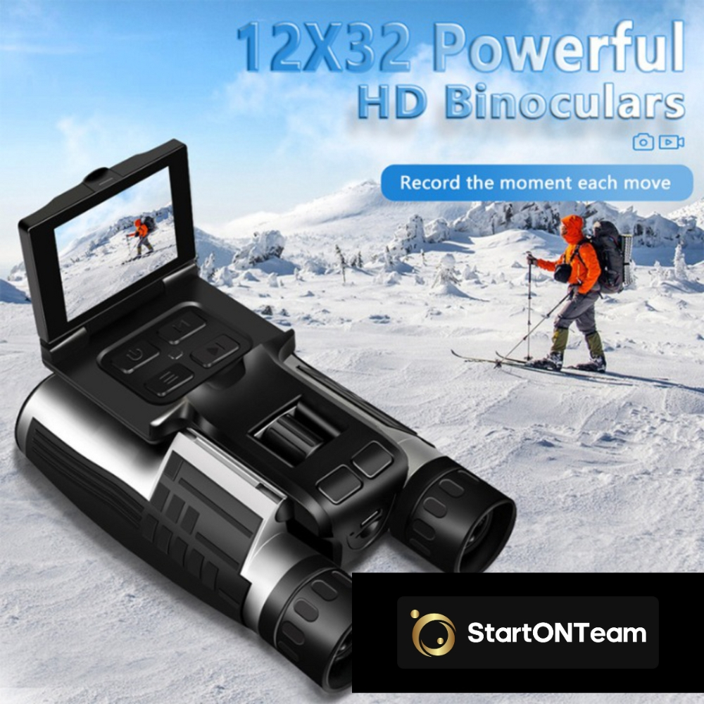 Binoclu Profesional Digital de Vânătoare, Zoom 12X, Ecran LCD 2.4” pentru Observații Clare [5]