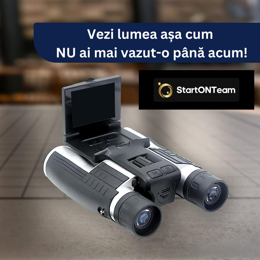 Binoclu Profesional Digital de Vânătoare, Zoom 12X, Ecran LCD 2.4” pentru Observații Clare [17]