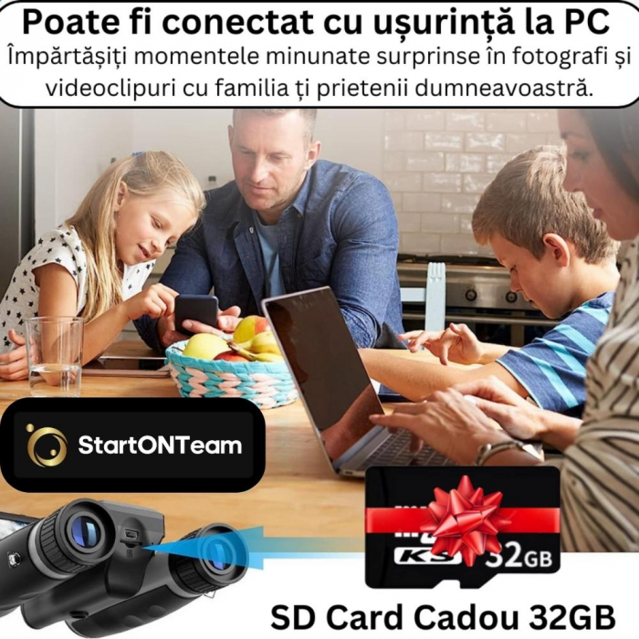 Binoclu Profesional de Vânătoare Zoom Digital 10X cu Ecran LCD 2" [10]