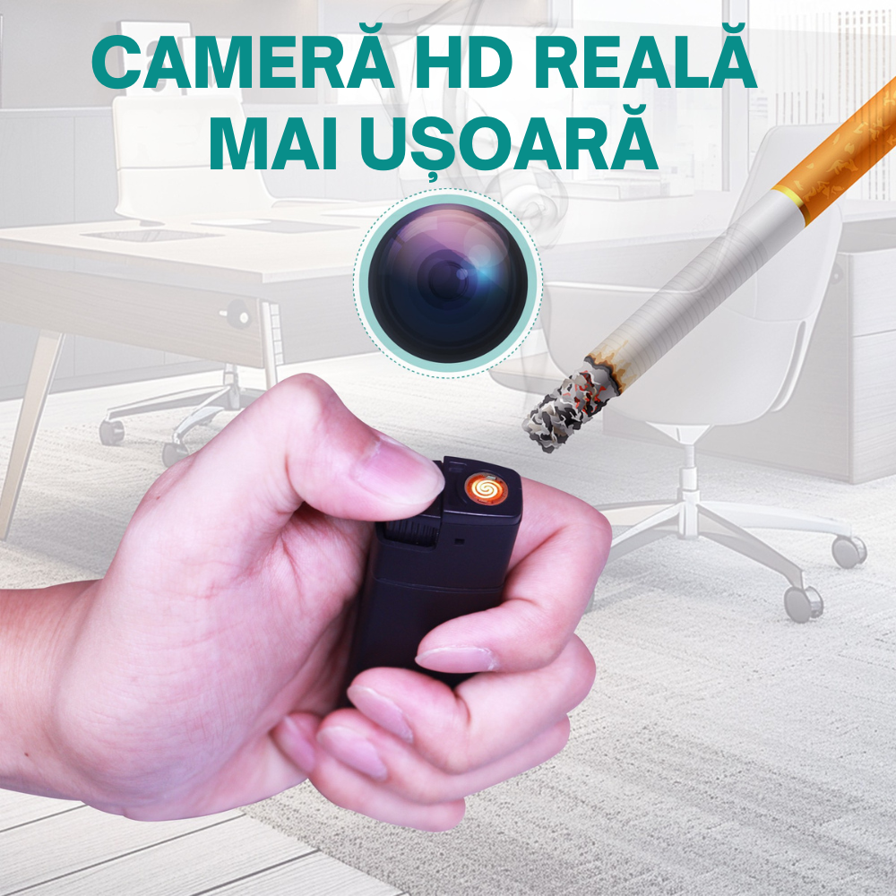 Bricheta cu Mini Camera Video Full HD 1080P, Detectare Miscare [16]