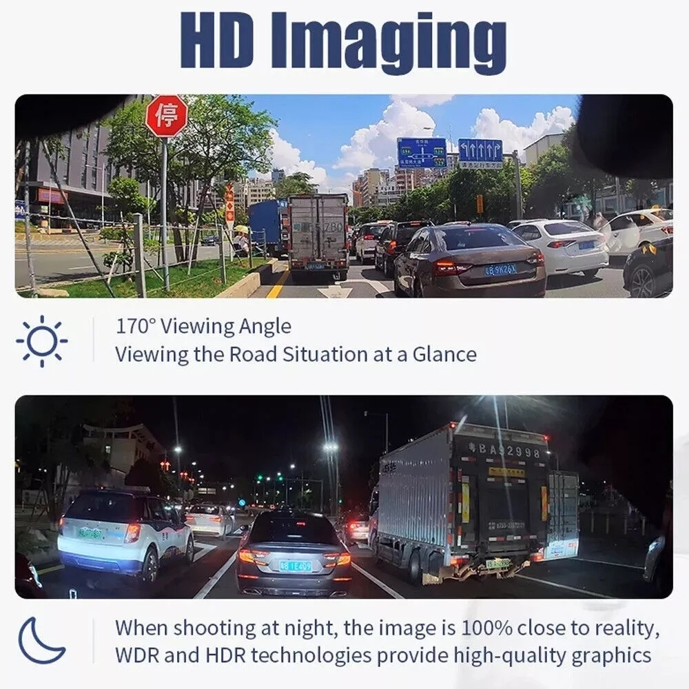 Camera Auto Full HD 1080P cu ADAS, Alarmă Vocală și Funcție Rezistentă la Apă [18]