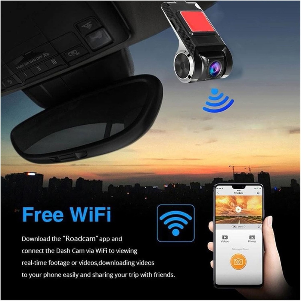 Camera Auto Full HD 1080P cu ADAS, Alarmă Vocală și Funcție Rezistentă la Apă [15]