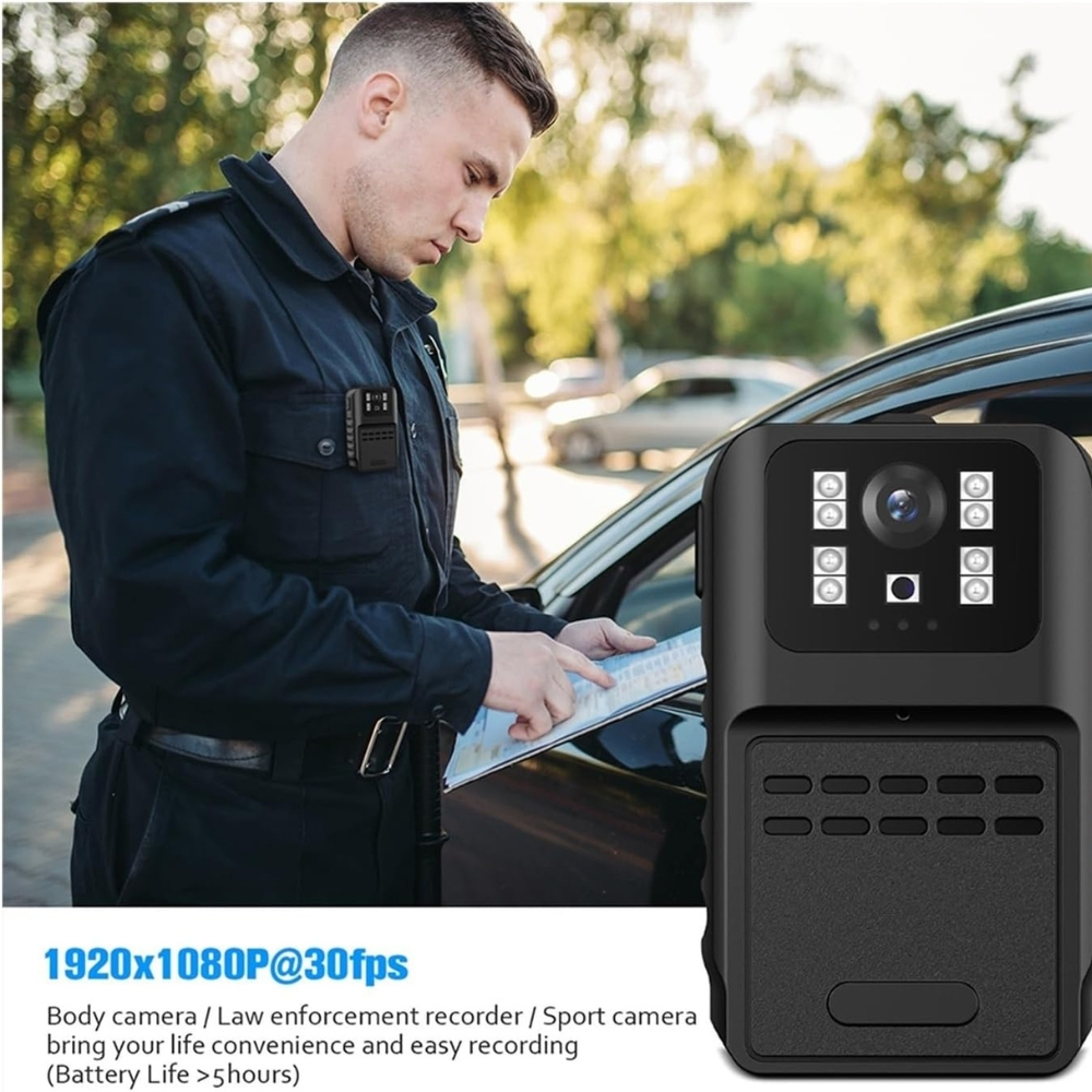 Camera Corporala de Piept HD 1080P, cu Night Vision si Inregistrare in Bucla [6]