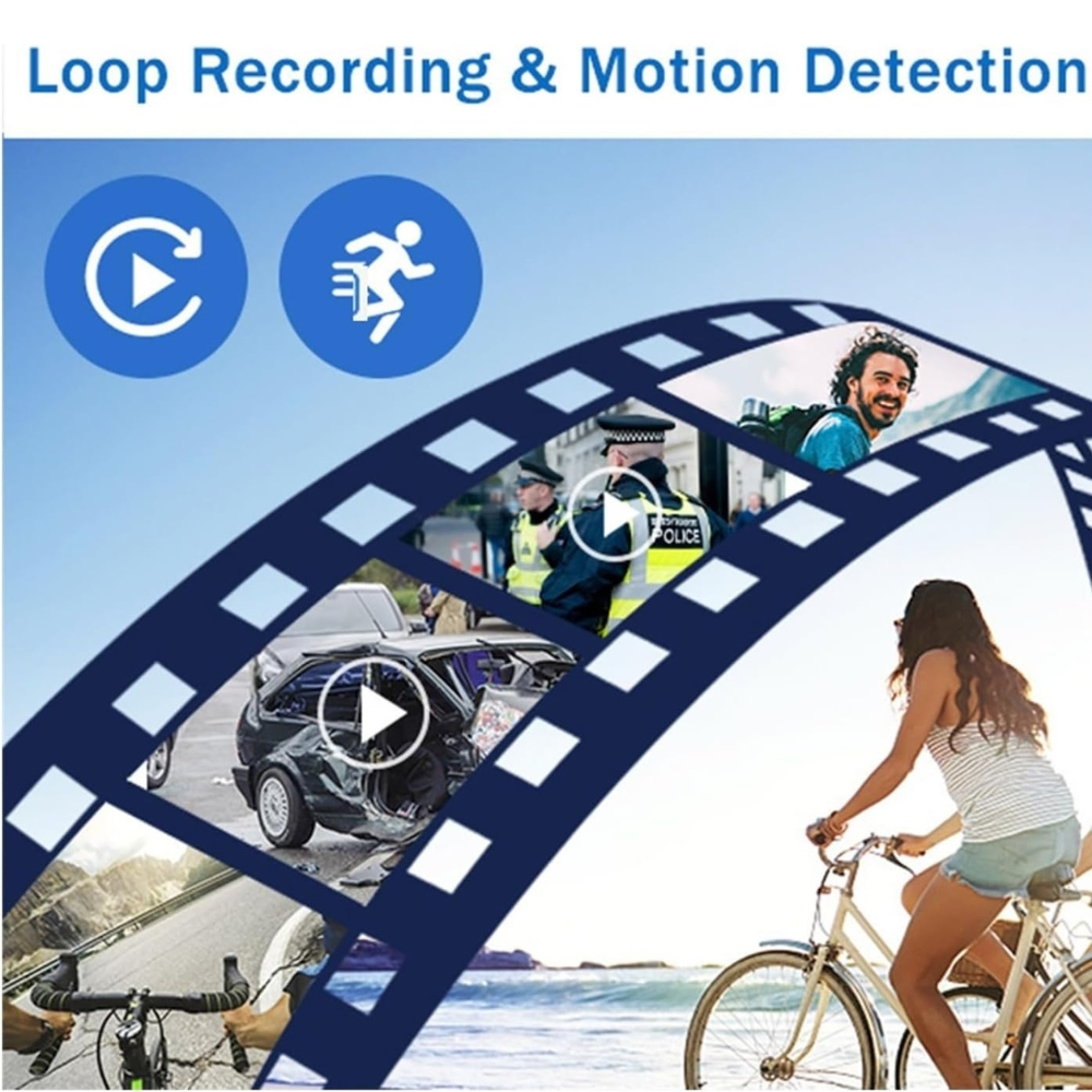 Camera Corporala de Piept HD 1080P, cu Night Vision si Inregistrare in Bucla [2]