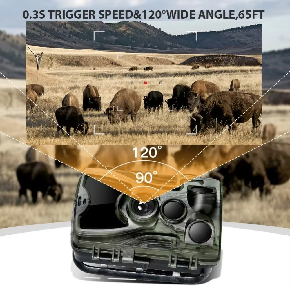 Camera de Vanatoare Full HD, 24MP, Vedere Nocturna, IP65 [4]