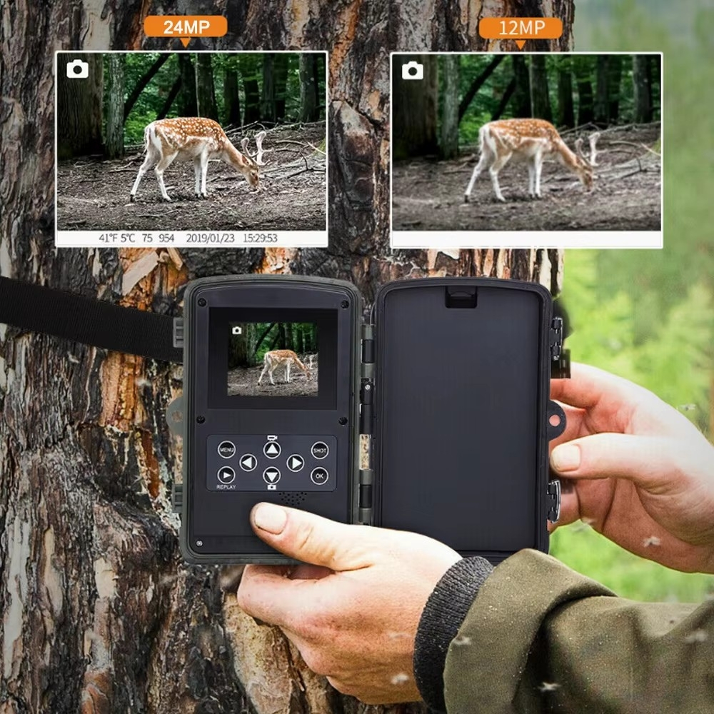 Camera de Vanatoare Full HD, 24MP, Vedere Nocturna, IP65 [12]
