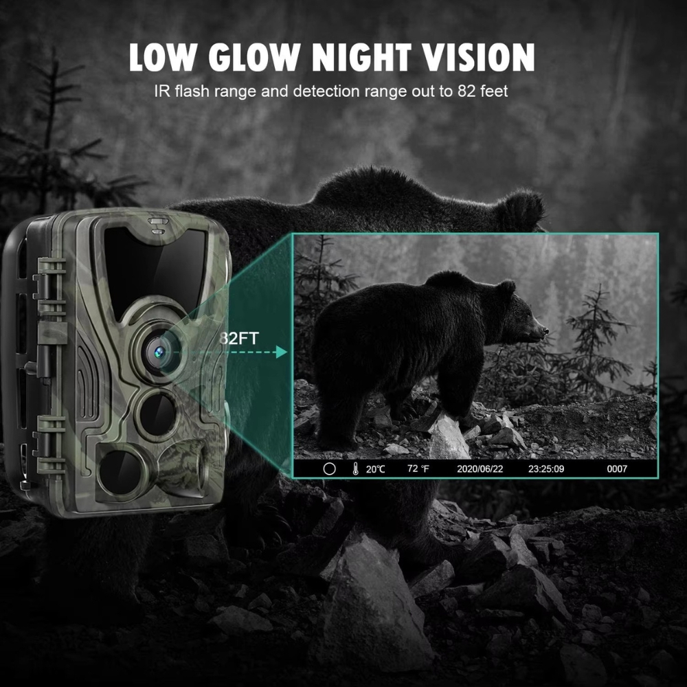 Camera de Vanatoare Full HD, 24MP, Vedere Nocturna, IP65 [10]
