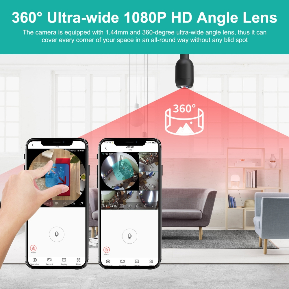 Camera tip Nasture, Flexibila 360° cu WIFI, HD 1080P [8]