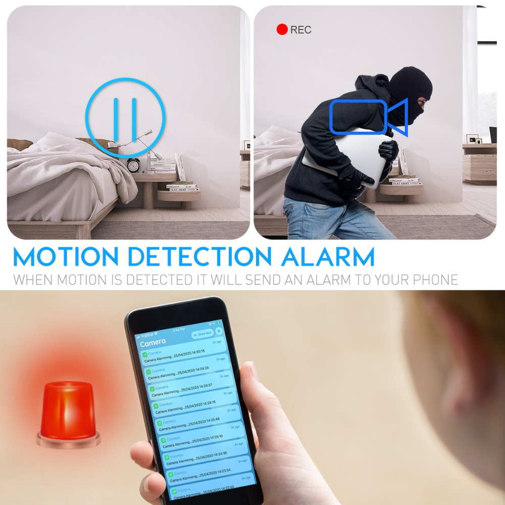 Camera Spion 4K Ascunsa în Ceas Digital [6]