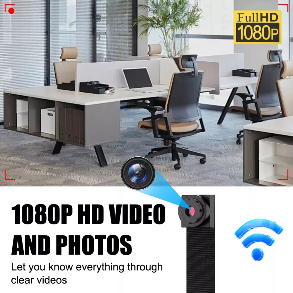 Camera tip Nasture, Full HD Senzor Miscare si Notificari [9]