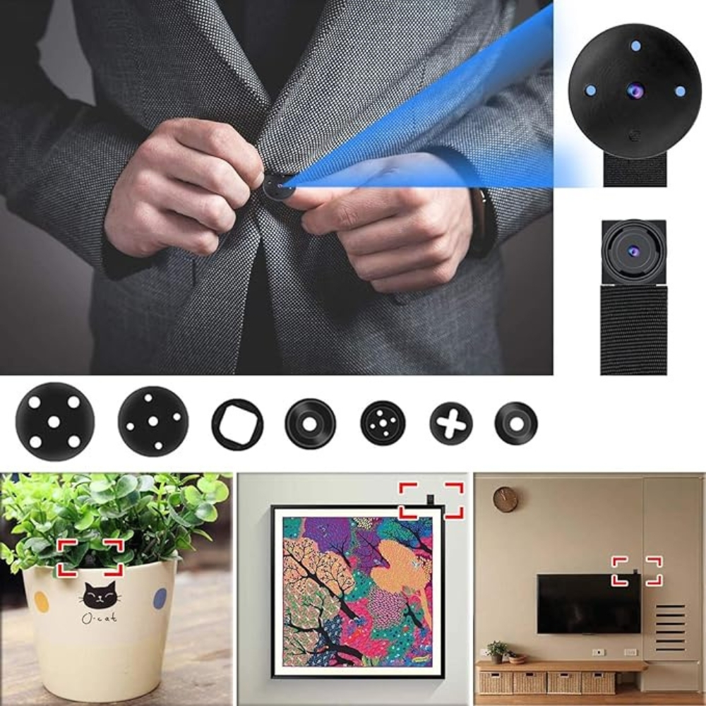 Camera tip Nasture, Full HD Senzor Miscare si Notificari [5]