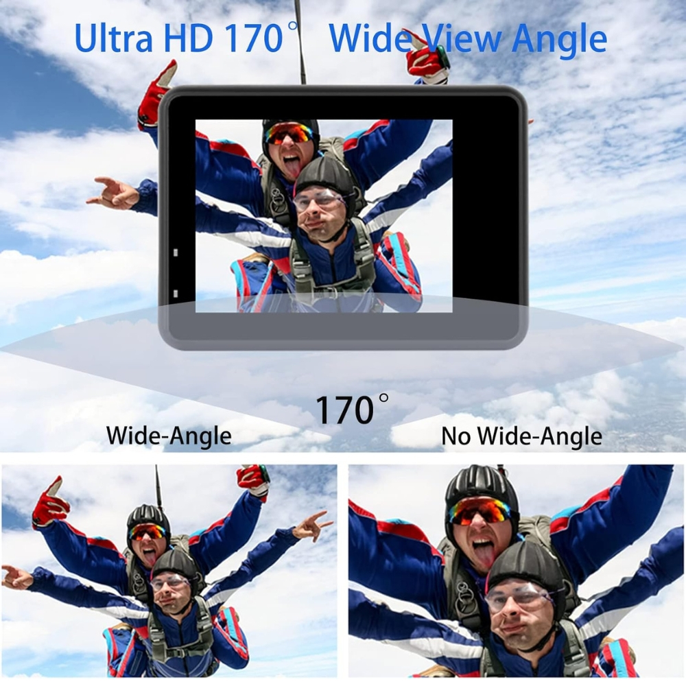Camera Sport 4K Ultra HD, 16MP, Waterproof 30M, Unghi larg 170 grade, WiFi [5]