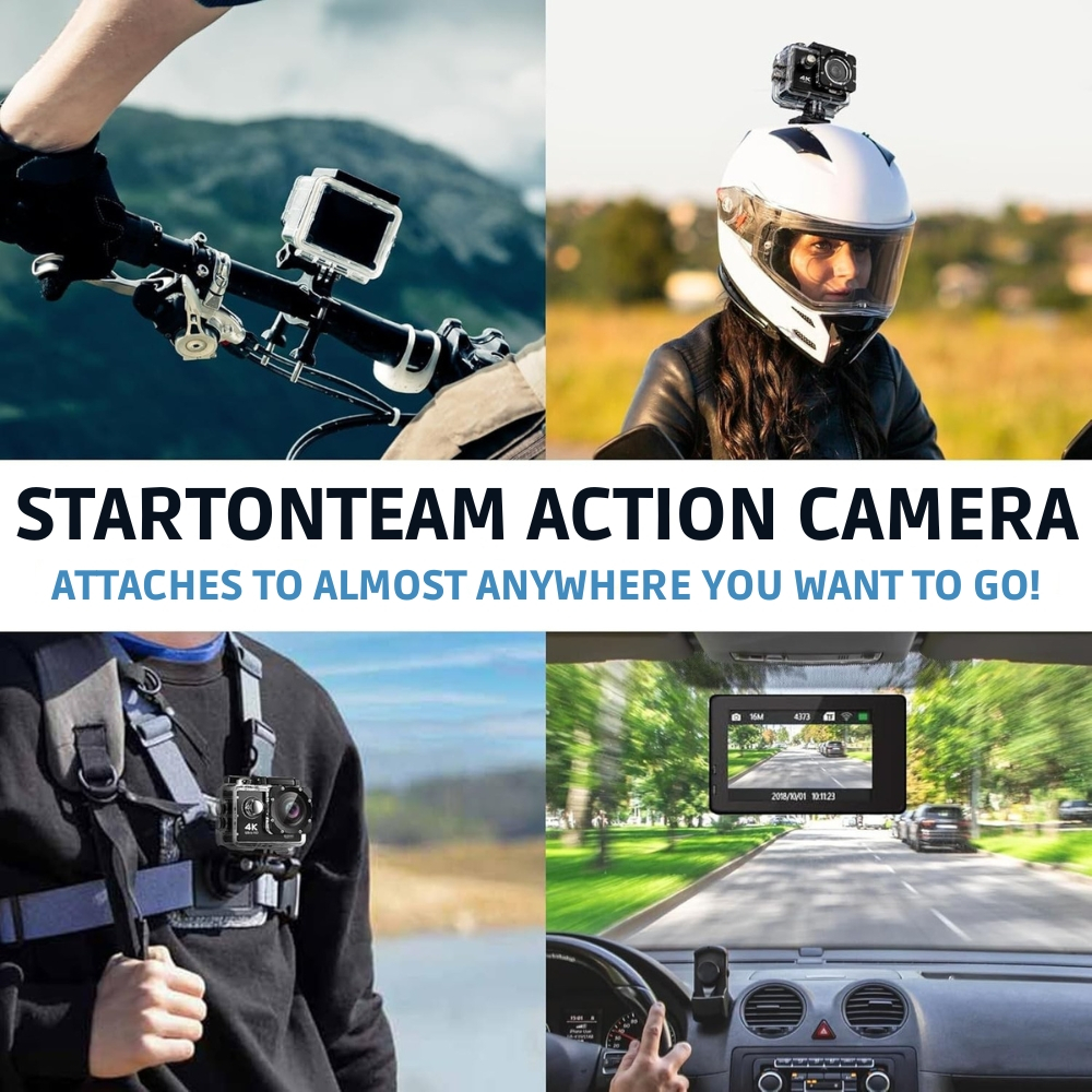 Camera Sport 4K Ultra HD, 16MP, Waterproof 30M, Unghi larg 170 grade, WiFi [4]
