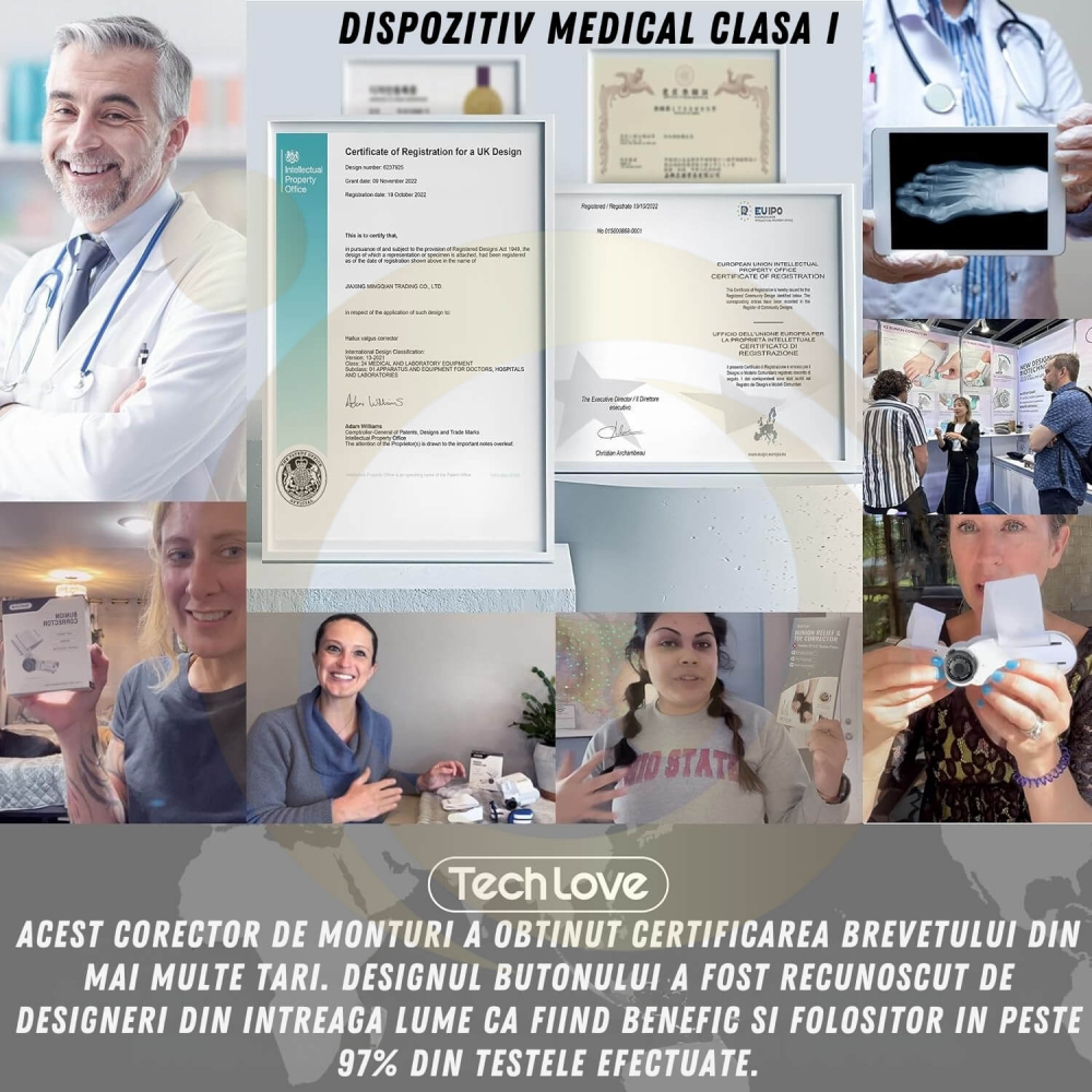 Corector de Monturi Tech Love pentru Hallux Valgus de Zi si Noapte [6]