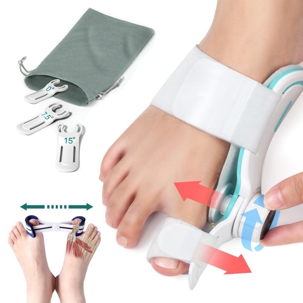 Corector Monturi TENICORE, pentru Corectarea, Tratarea si Îndreptarea degetelor la picioare, Dubla Corectie la Hallux Valgus [5]
