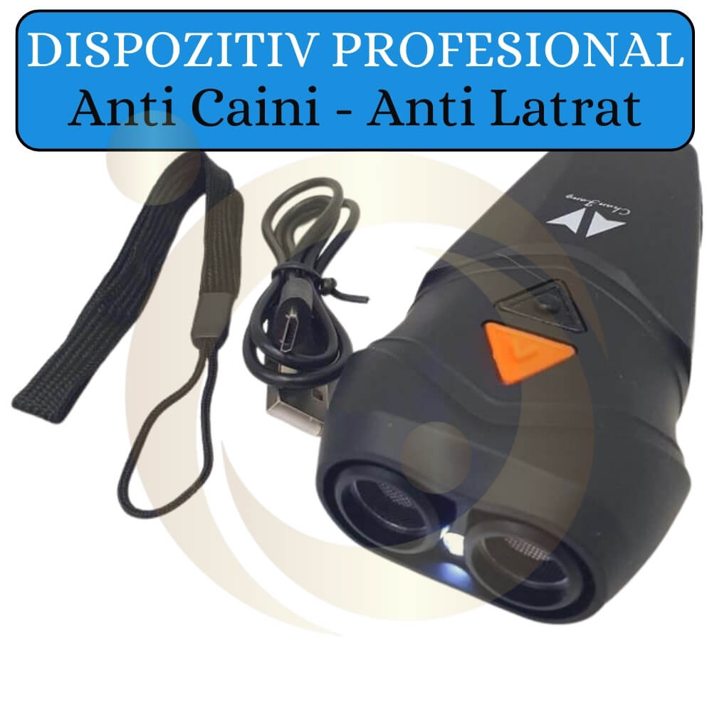 Dispozitiv Anti Caini, Aparat cu Ultrasunete Impotriva Cainilor Agresivi, de Alungat, Indepartat si Speriat Cainii, Antilatrat Profesional Dublu [3]