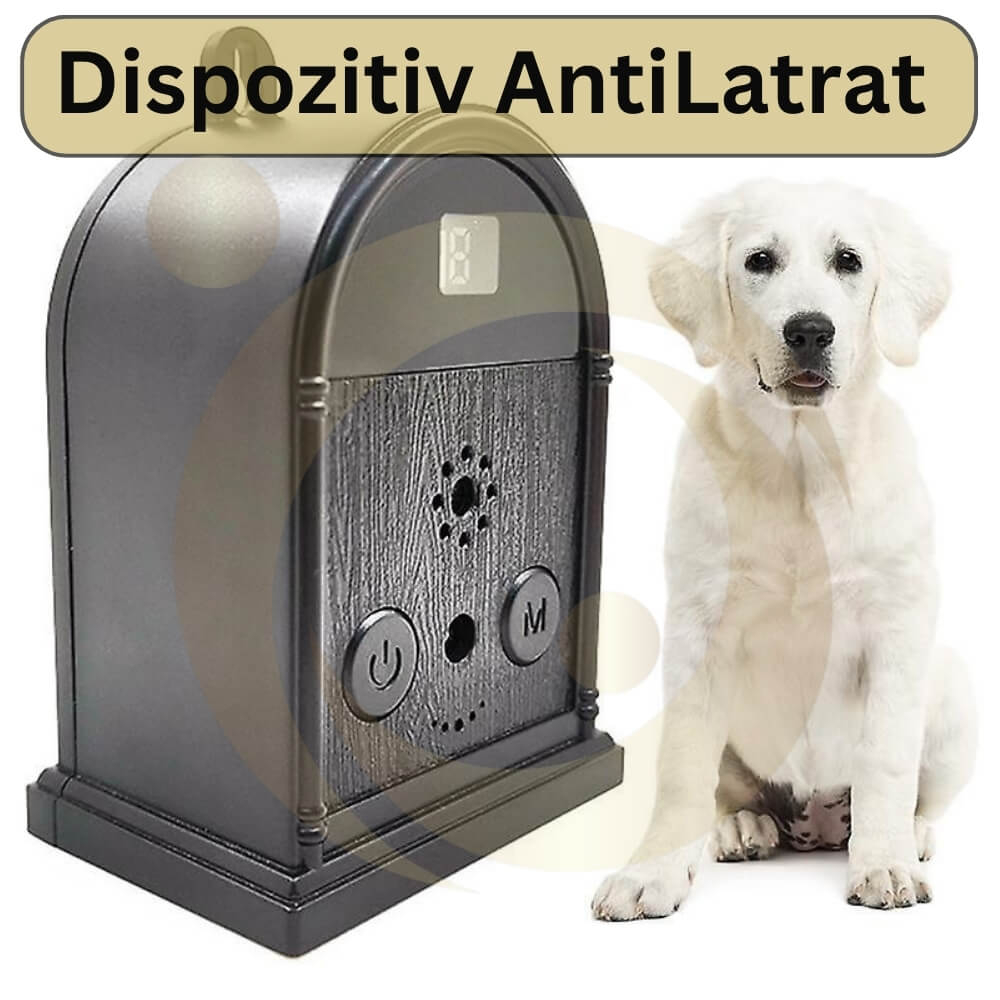 Dispozitiv anti latrat StartONTeam cu ultrasunete, Aparat de control al latratului de caine, 15m, pentru exterior si interior, Impermeabil, 4 Moduri Reglabile, Lumina LED [3]
