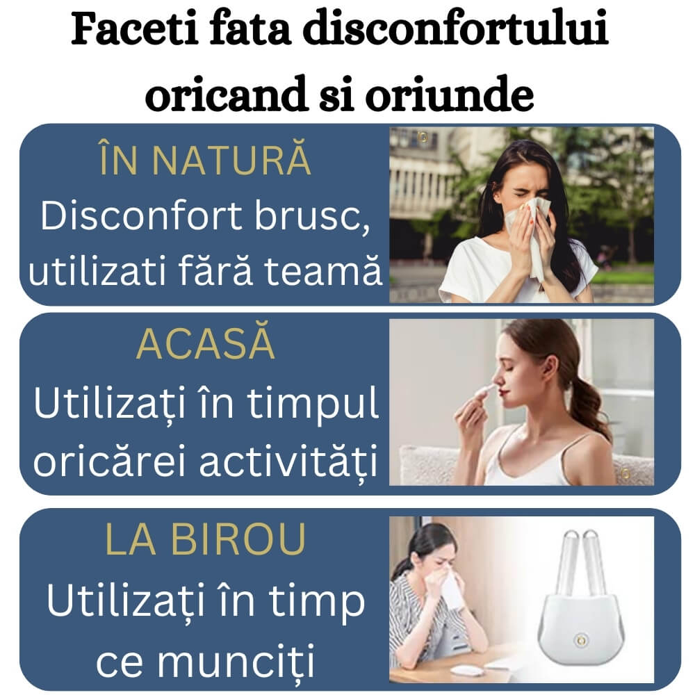 Aparat pentru Rinita Alergica Tech Love cu Lumina Rosie si Infrarosu [11]