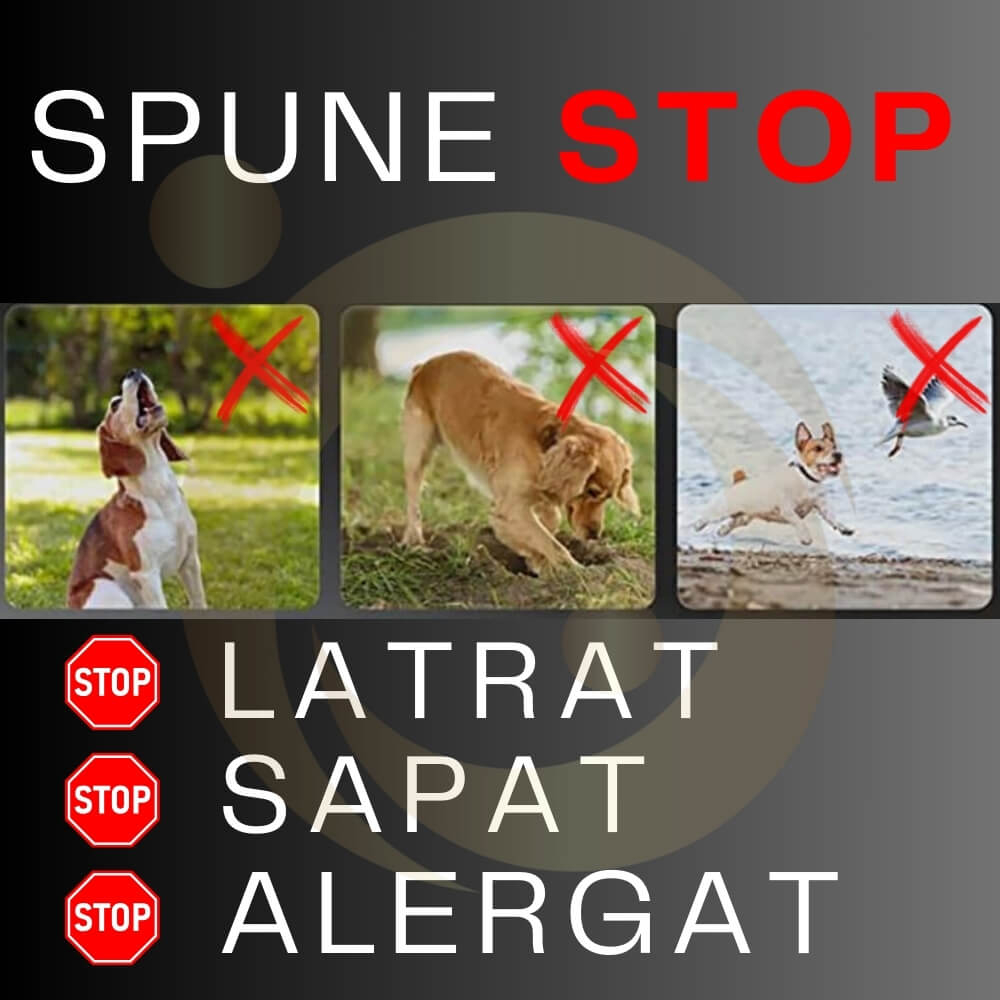 Dispozitiv Profesional Antilatrat cu Ultrasunete pentru Alungat si Speriat Cainii si Pisici [8]