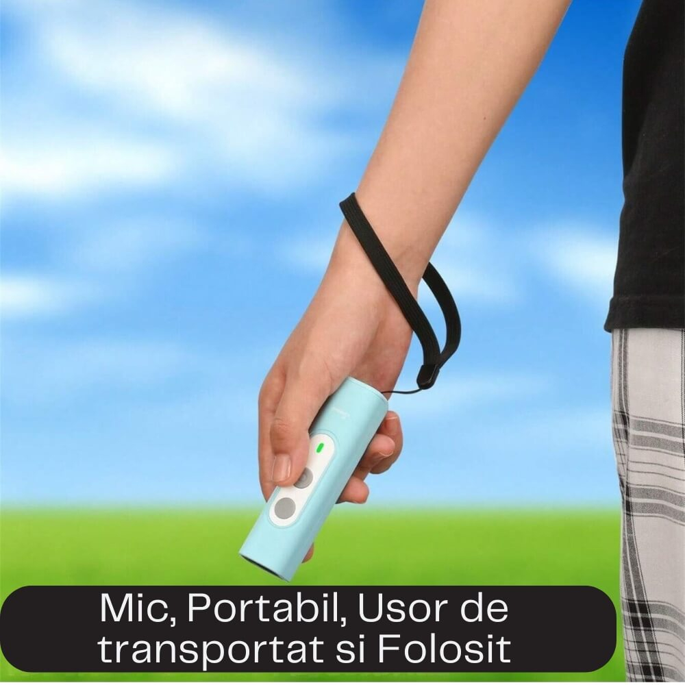 Dispozitiv Profesional Antilatrat cu Ultrasunete pentru Alungat si Speriat Cainii si Pisici [7]