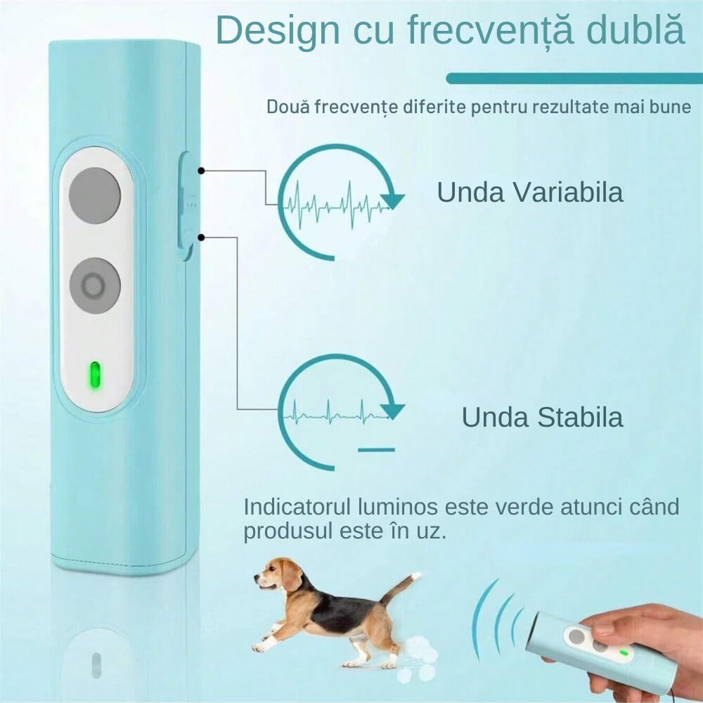 Dispozitiv Profesional Antilatrat cu Ultrasunete pentru Alungat si Speriat Cainii si Pisici [5]