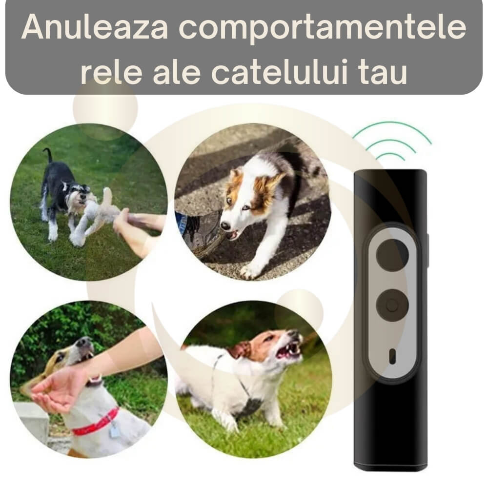 Dispozitiv Profesional Antilatrat cu Ultrasunete pentru Alungat si Speriat Cainii si Pisici [11]