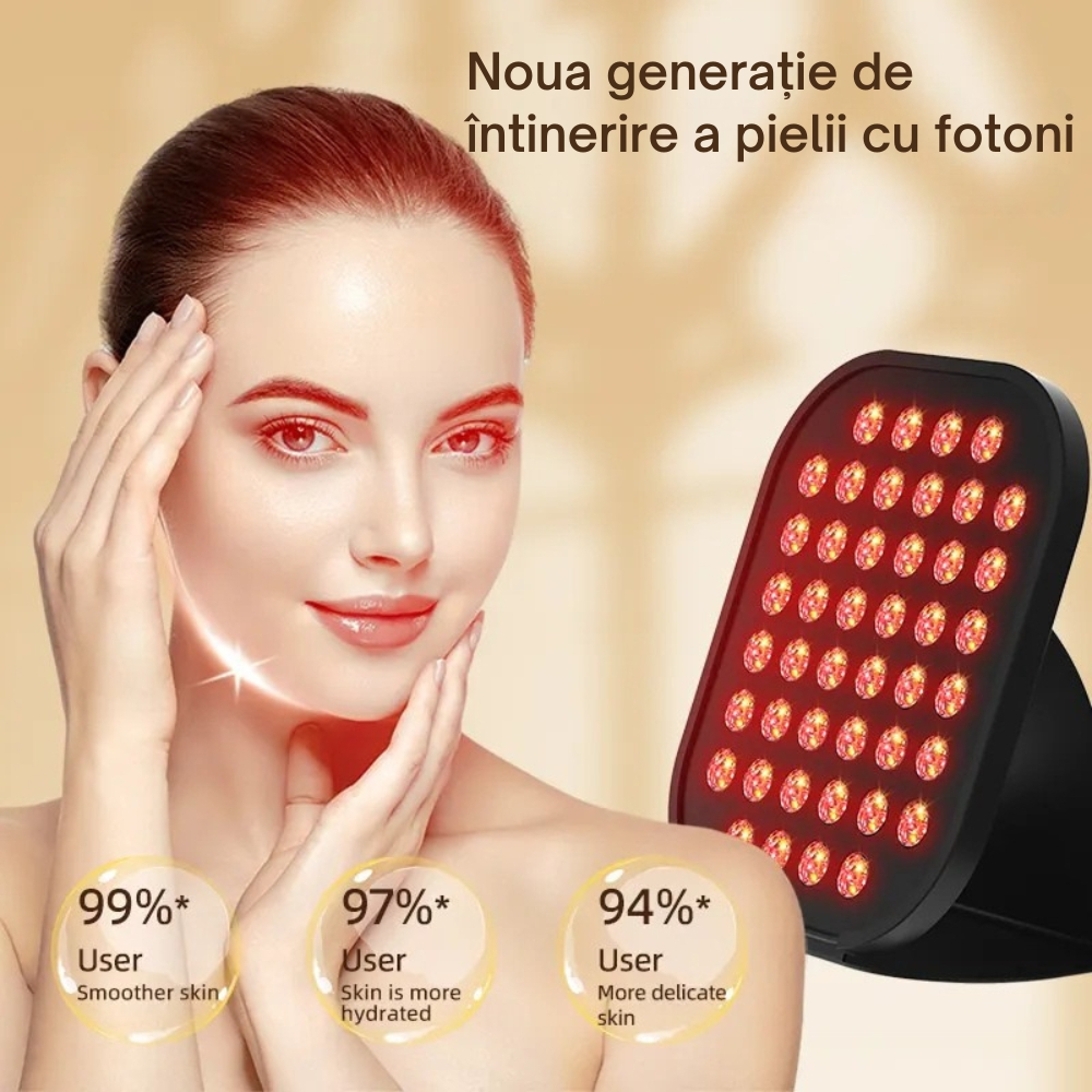 Lampa Terapie cu Lumina Rosie si Infrarosu pentru Fata si Corp, Fototerapie Anti-Imbatranire [7]