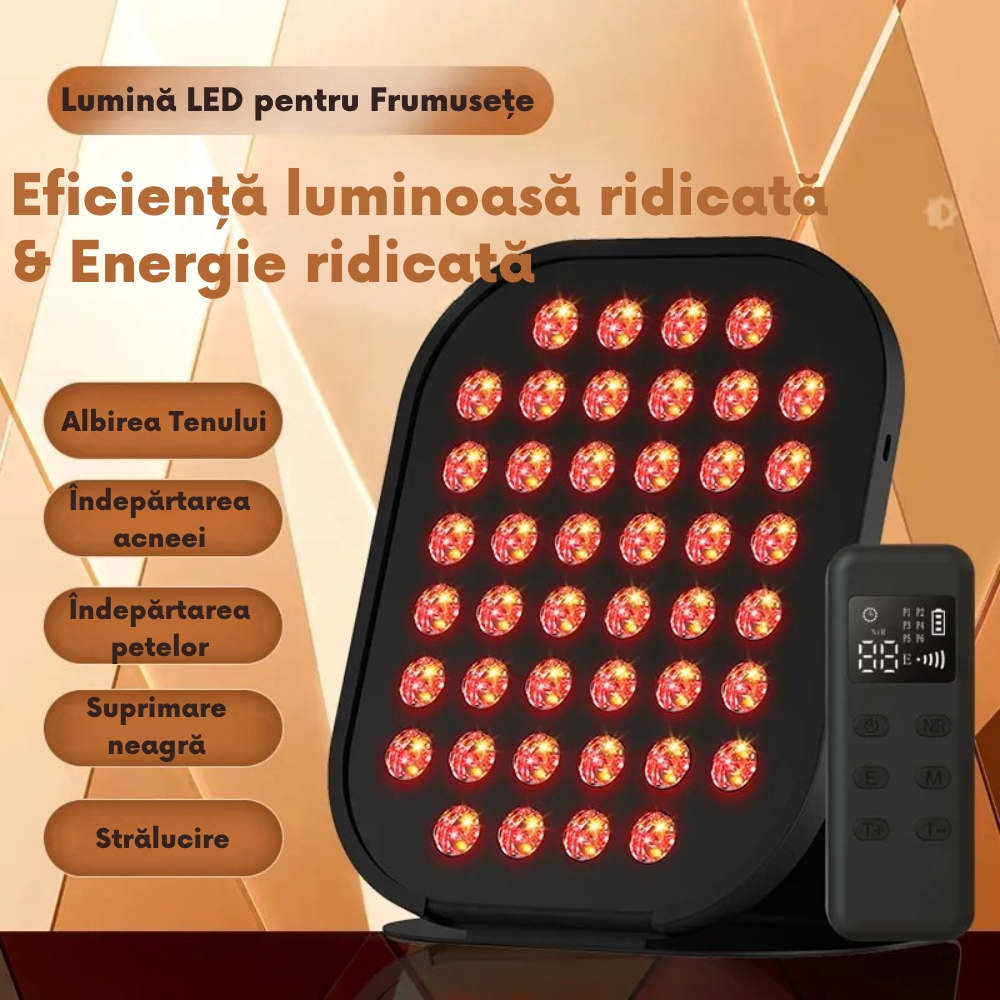 Lampa Terapie cu Lumina Rosie si Infrarosu pentru Fata si Corp, Fototerapie Anti-Imbatranire [2]