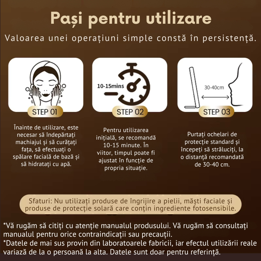 Lampa Terapie cu Lumina Rosie si Infrarosu pentru Fata si Corp, Fototerapie Anti-Imbatranire [6]