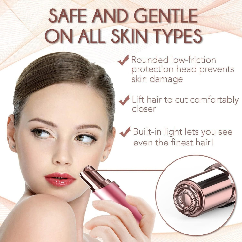 Epilator Facial Portabil, Indepartare Fina a Parului Nedorit [11]