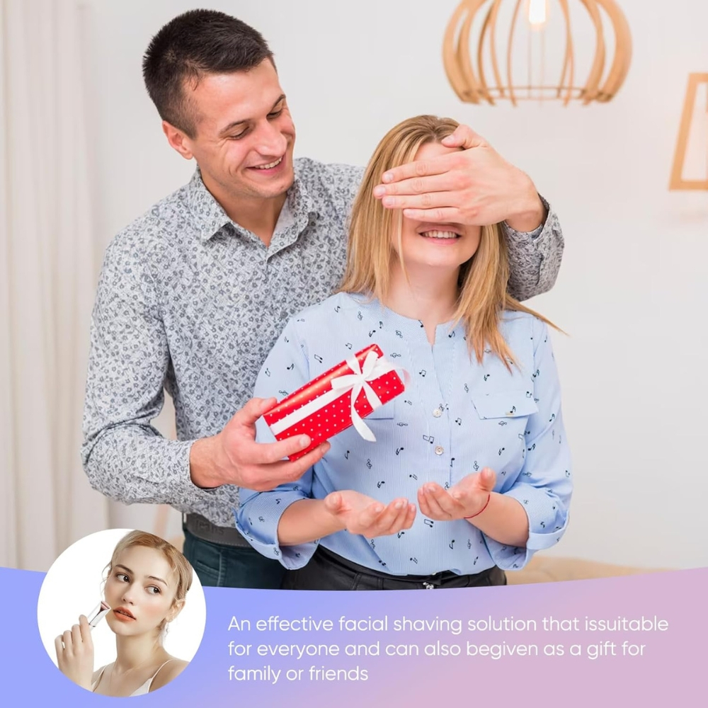 Epilator Facial Portabil, Indepartare Fina a Parului Nedorit [9]