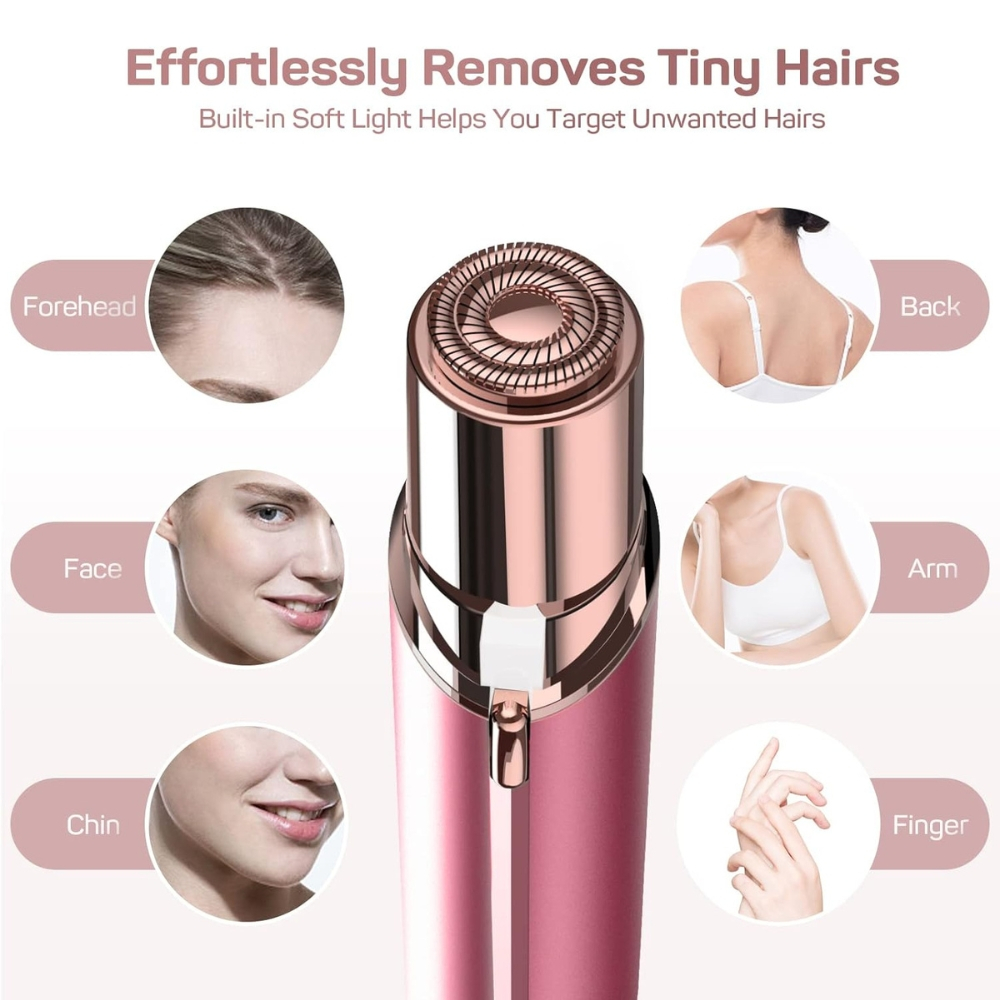 Epilator Facial Portabil, Indepartare Fina a Parului Nedorit [8]