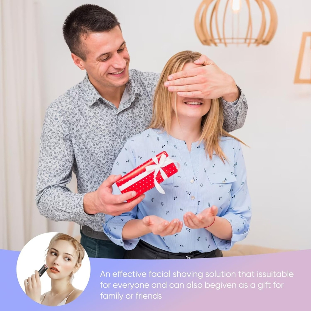 Epilator Facial Portabil, Indepartare Fina a Parului Nedorit [16]