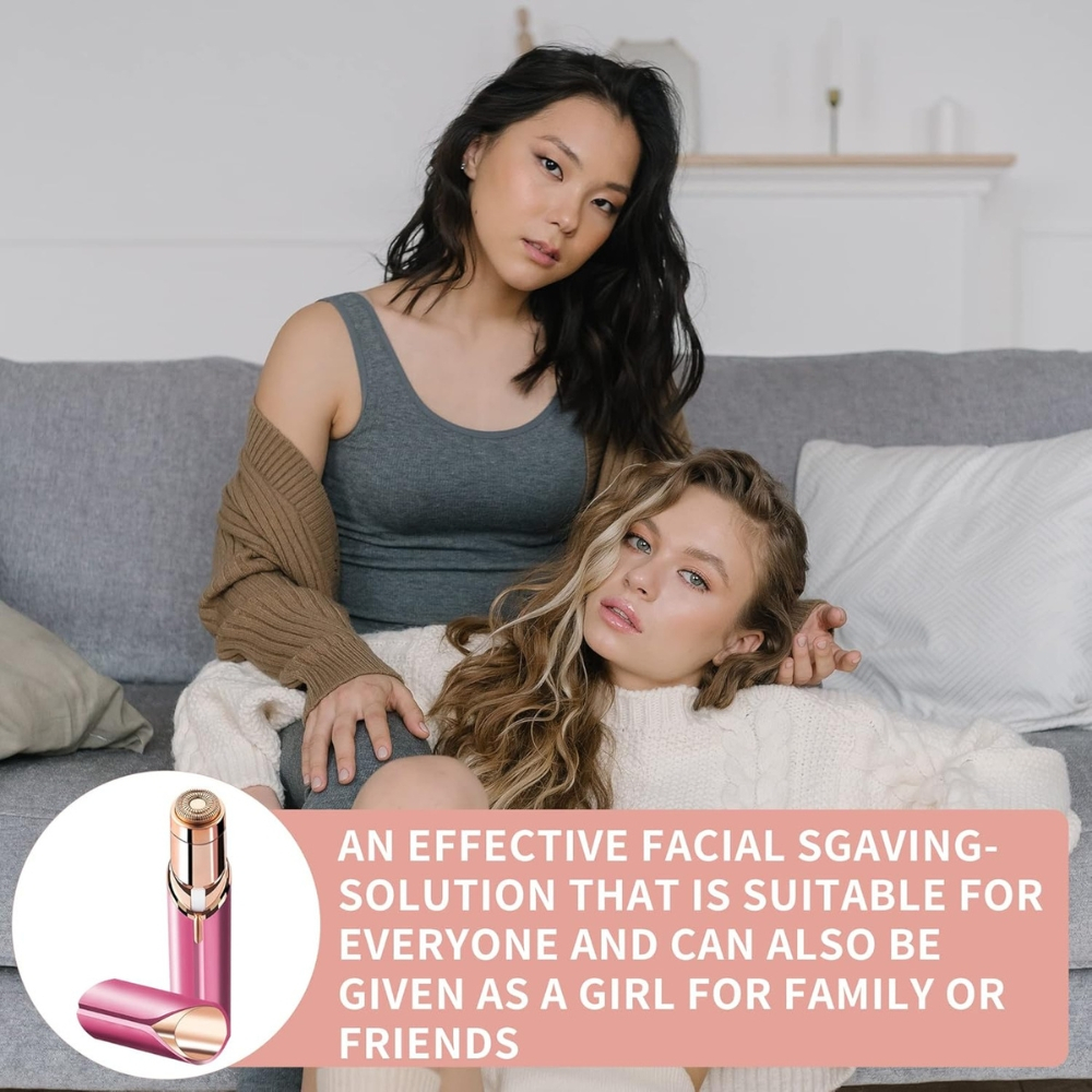 Epilator Facial Portabil, Indepartare Fina a Parului Nedorit [12]