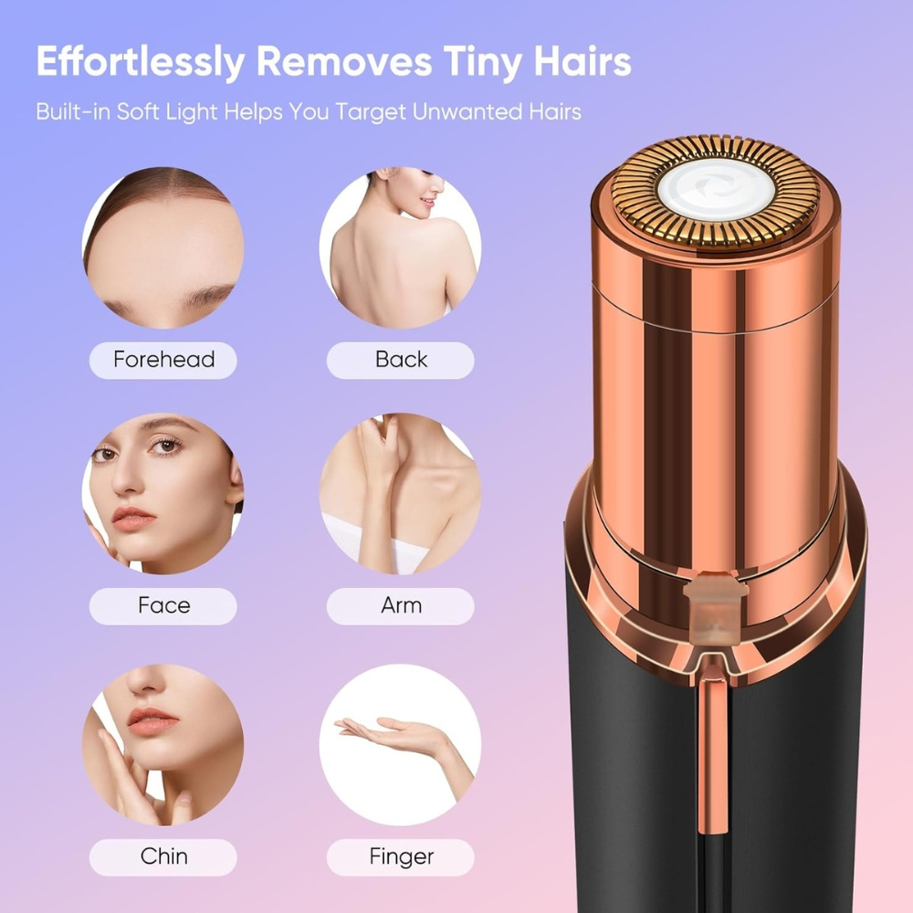 Epilator Facial Portabil, Indepartare Fina a Parului Nedorit [2]