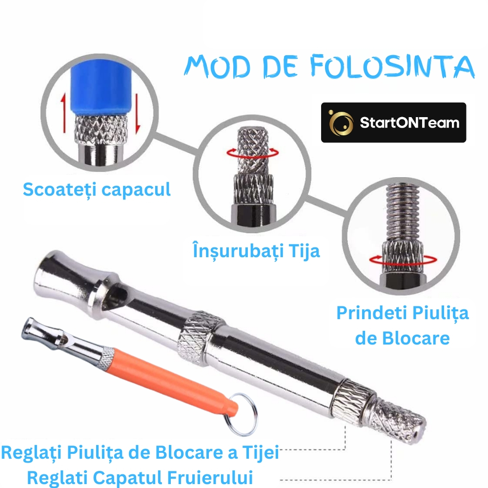Fluier Profesional Antilatrat cu Ultrasunete [54]