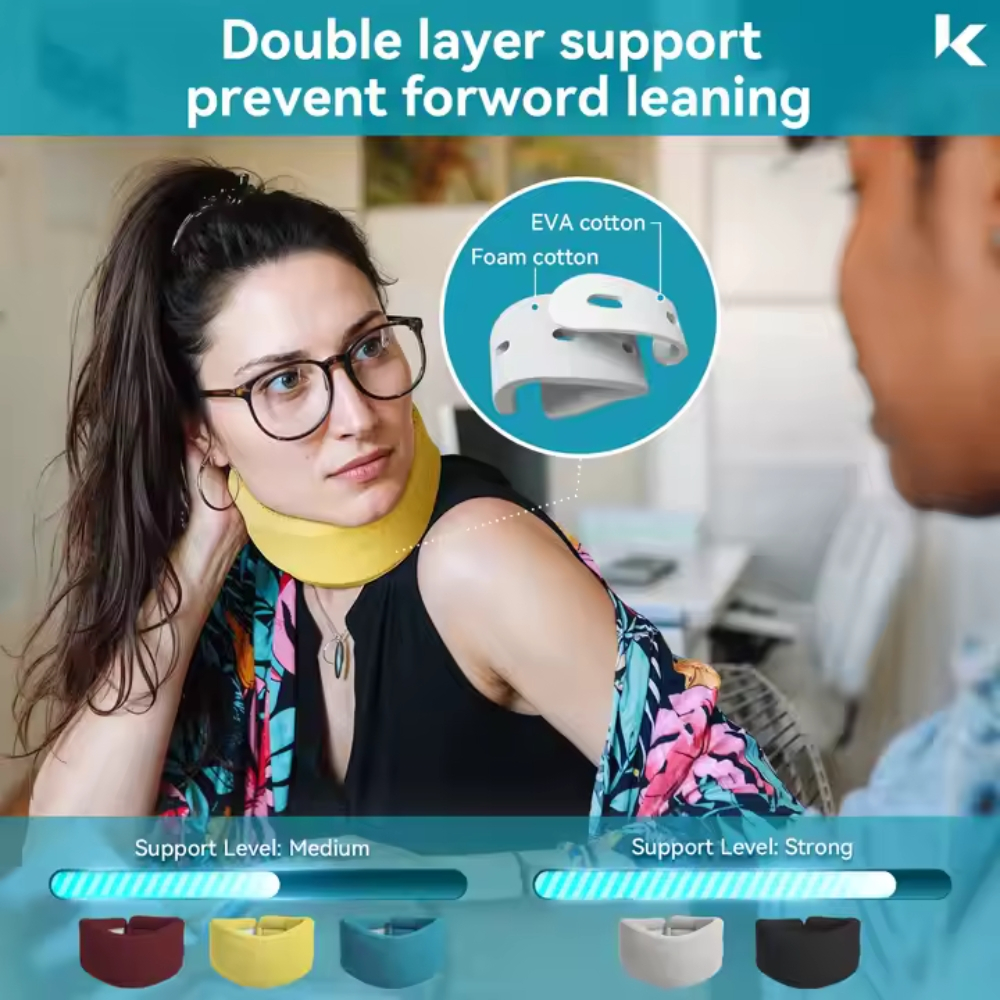Guler Cervical Moale de Sustinere pentru Dormit [6]