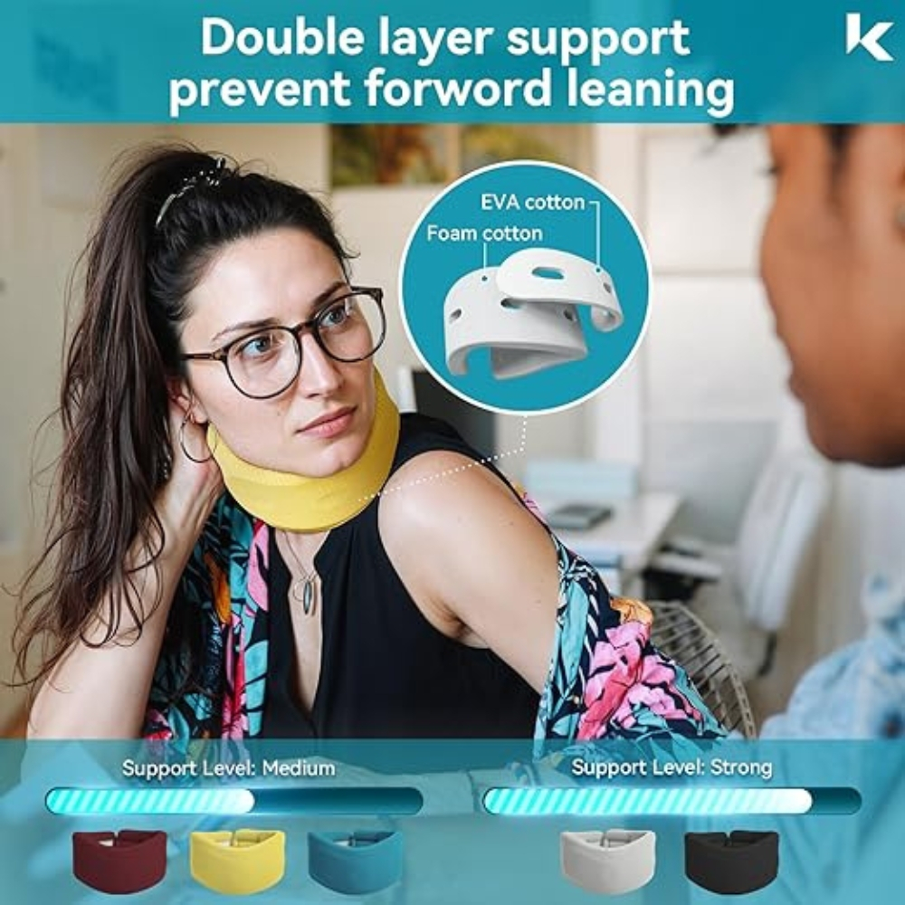 Guler Cervical Moale de Sustinere pentru Dormit [7]