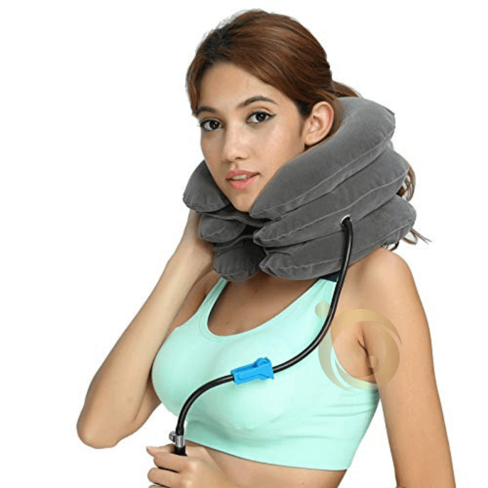 Guler cervical moale si gonflabil pentru Spondiloza si Hernie Cervicala [3]