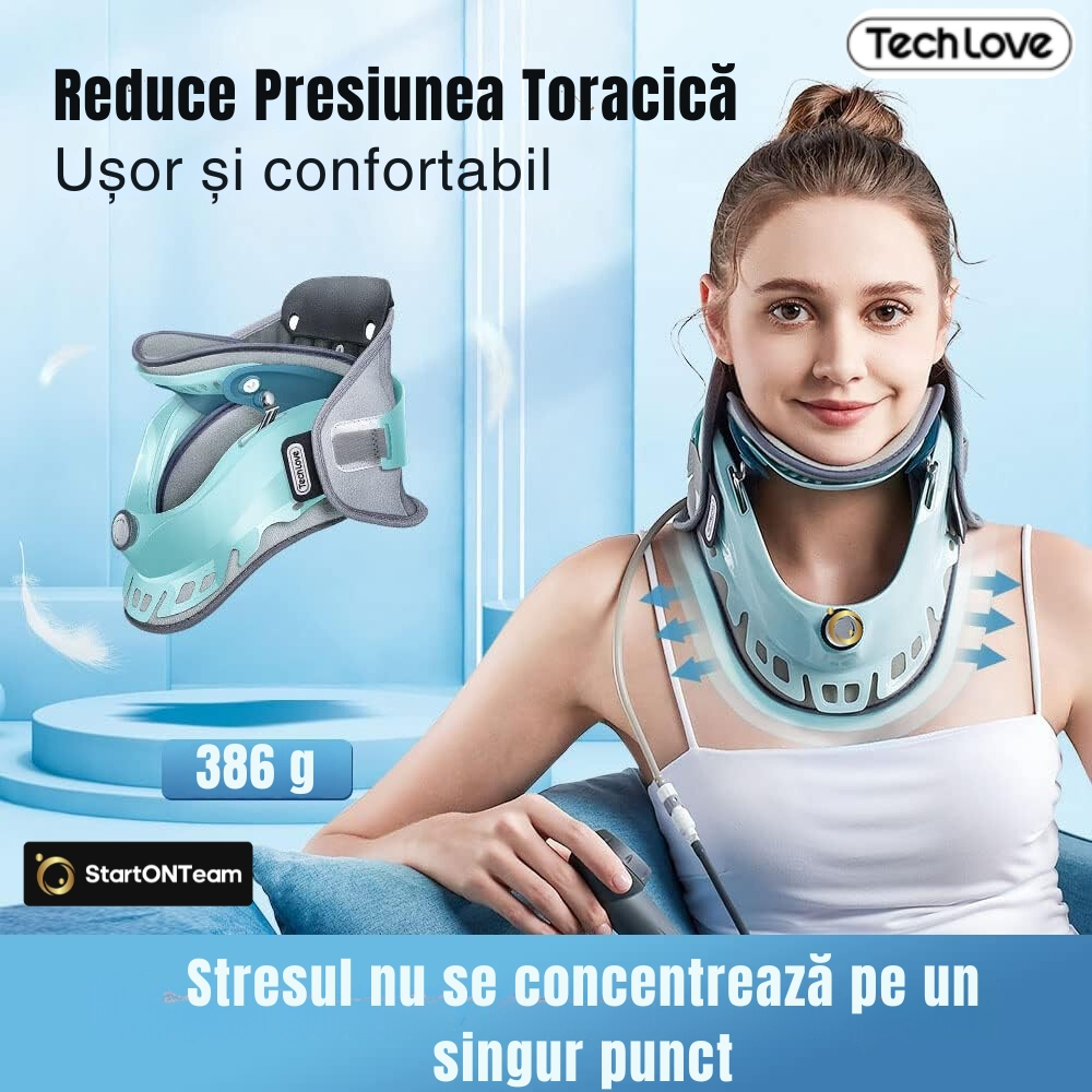 Guler Cervical tip Philadelphia pentru Spondiloza si Hernie, Corectie si Fixare a Coloanei Vertebrale [6]