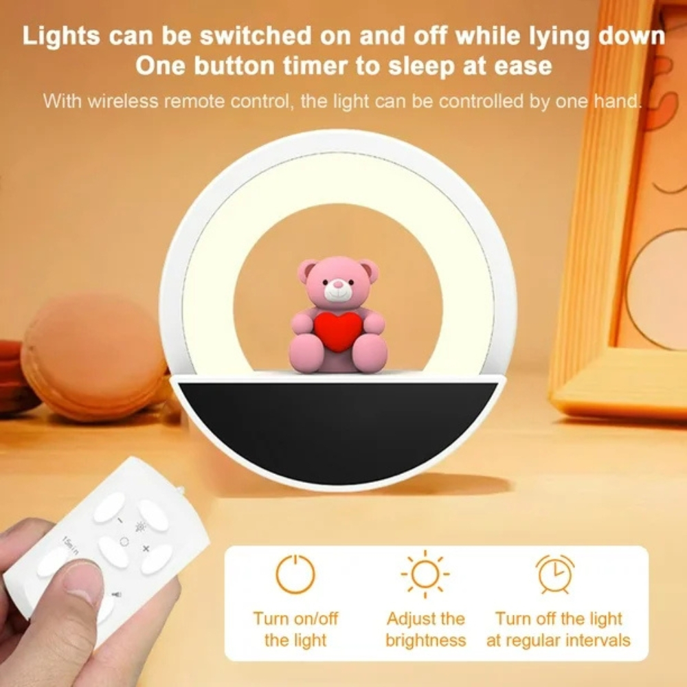 Lampa de Veghe la Priza pentru Copii cu Telecomanda [6]