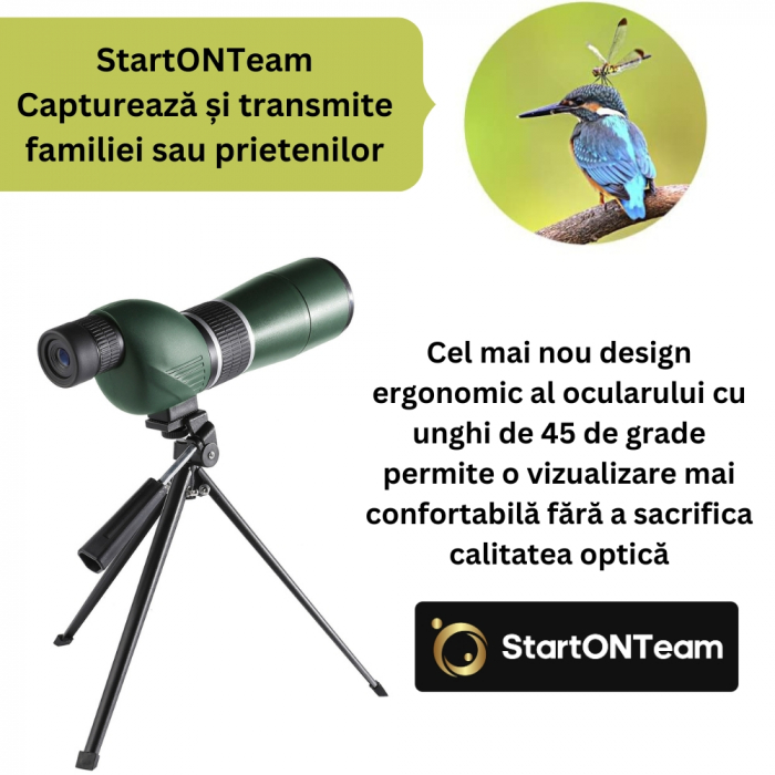 Luneta Telescop HD 20-60x60 cu Trepied [4]