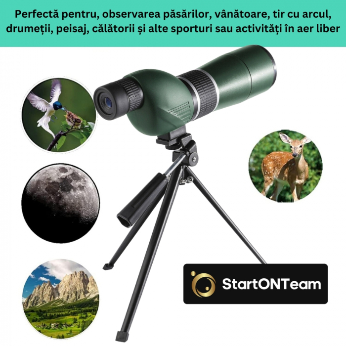 Luneta Telescop HD 20-60x60 cu Trepied [7]