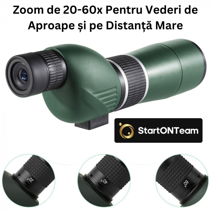 Luneta Telescop HD 20-60x60 cu Trepied [5]