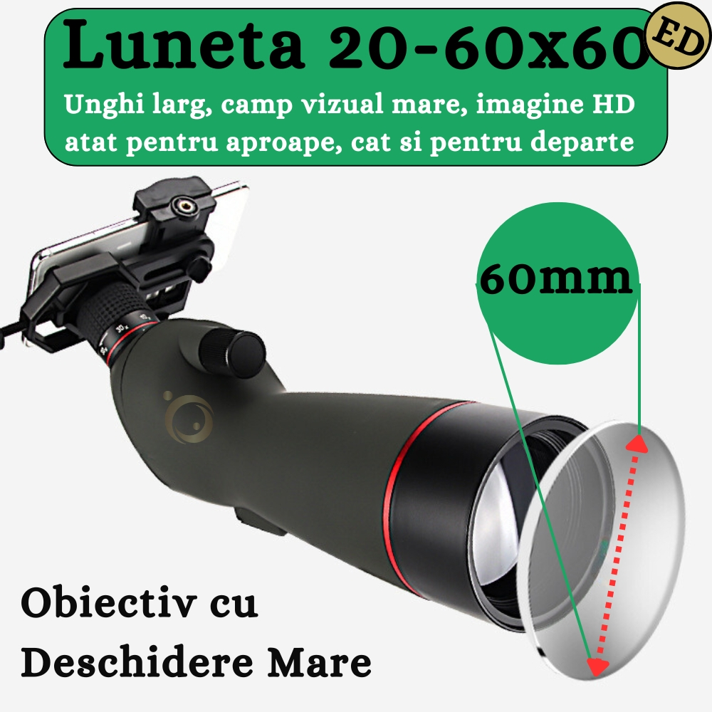 Luneta Terestra Profesionala Eagle 20-60x60 ED [15]