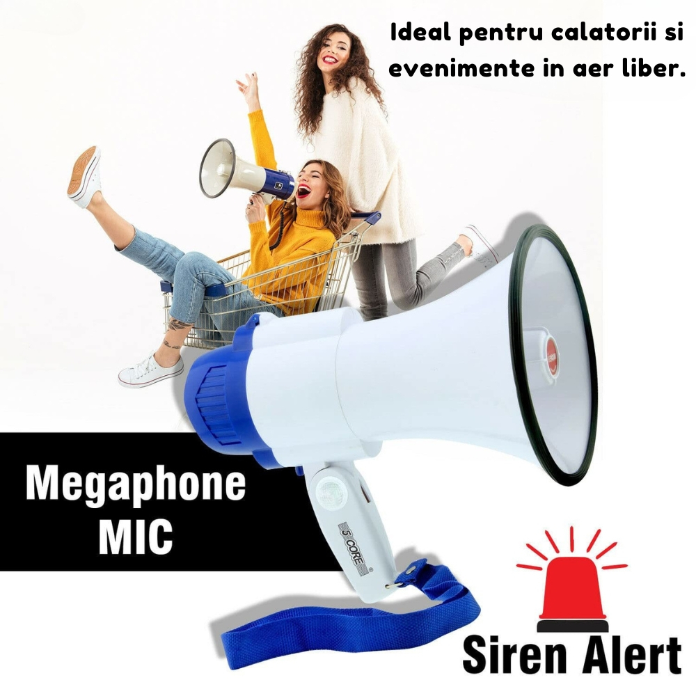 Megafon Portavoce Puternic si Portabil [5]